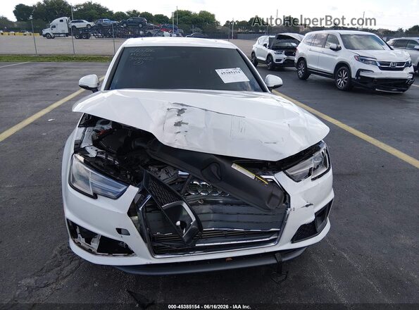 WAUDNAF47KA053663 2019 AUDI OTHER White Instrument cluster view
