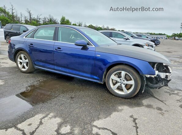 WAUDNAF47KA112694 2019 AUDI A4 Blue წინა მარჯვენა