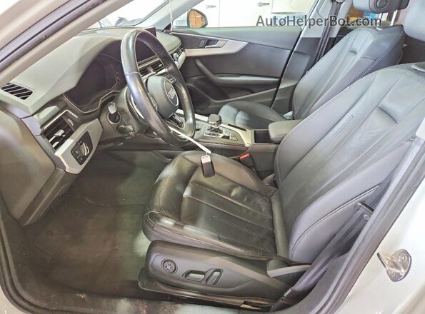 WAUDNAF49HN054668 2017 AUDI A4 White Widok wnętrza z przodu