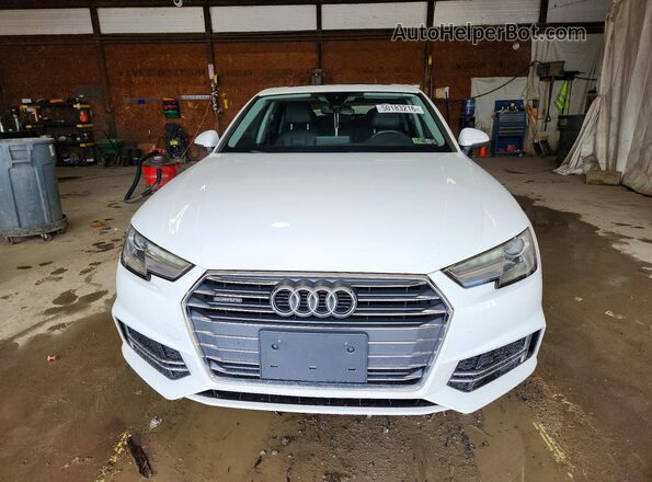WAUDNAF49HN054668 2017 AUDI A4 White Widok z przodu