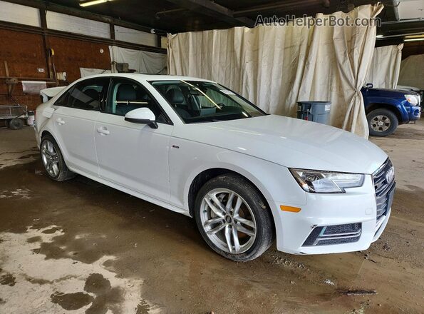 WAUDNAF49HN054668 2017 AUDI A4 White Przód prawy