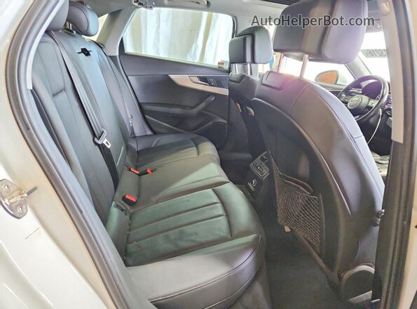 WAUDNAF49HN054668 2017 AUDI A4 White Widok tylnych siedzeń
