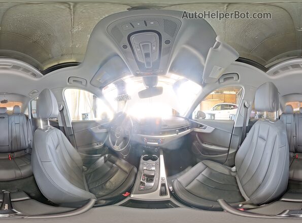 WAUDNAF49HN054668 2017 AUDI A4 White Widok naklejki z numerem VIN