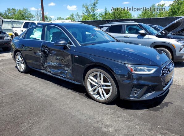 WAUDNAF49LN007195 2020 AUDI A4 Черный Передняя правая четверть