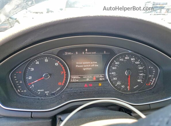 WAUDNAF49LN007195 2020 AUDI A4 Черный Вид щитка приборов