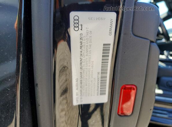 WAUDNAF49LN007195 2020 AUDI A4 Черный Вид подкапотного пространства