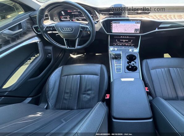 WAUE3BF22NN013924 2022 AUDI A6 Black წინა პანელის ხედი