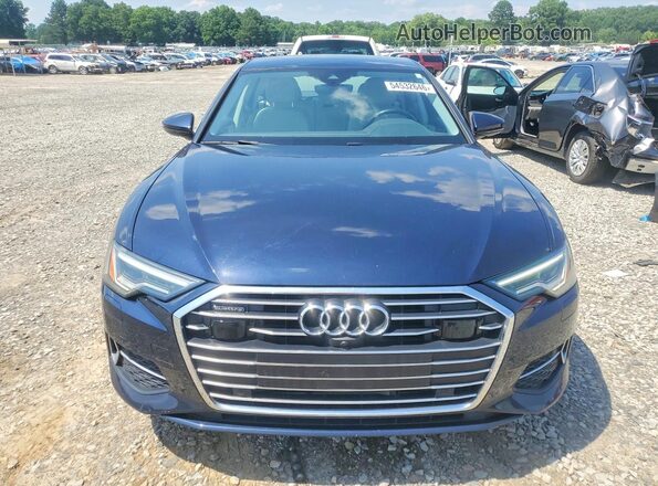 WAUE3BF22NN022378 2022 AUDI A6 Blue Դիմացի տեսք