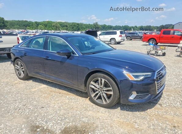 WAUE3BF22NN022378 2022 AUDI A6 Blue Առջևի աջ