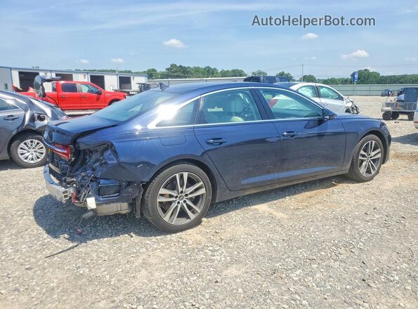 WAUE3BF22NN022378 2022 AUDI A6 Blue Հետևի աջ