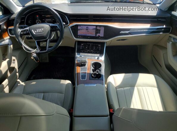 WAUE3BF22NN022378 2022 AUDI A6 Blue Առջևի վահանակի տեսք
