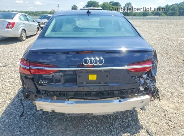 WAUE3BF22NN022378 2022 AUDI A6 Blue Հետևի տեսք