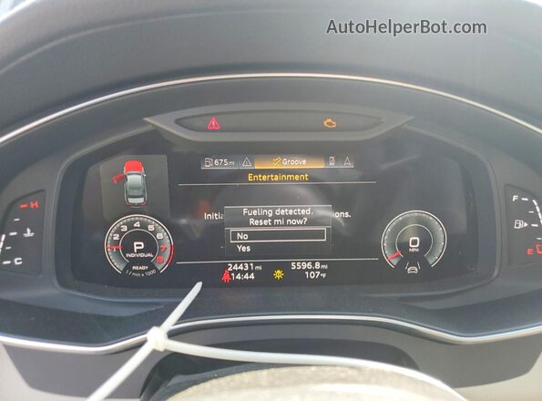 WAUE3BF22NN022378 2022 AUDI A6 Blue Սարքավորումների վահանակի տեսք