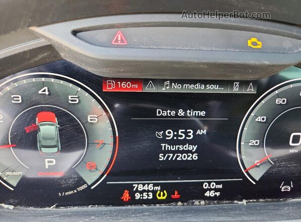 WAUE3BF23PN072807 2023 AUDI A6 Gray Вид щитка приладів