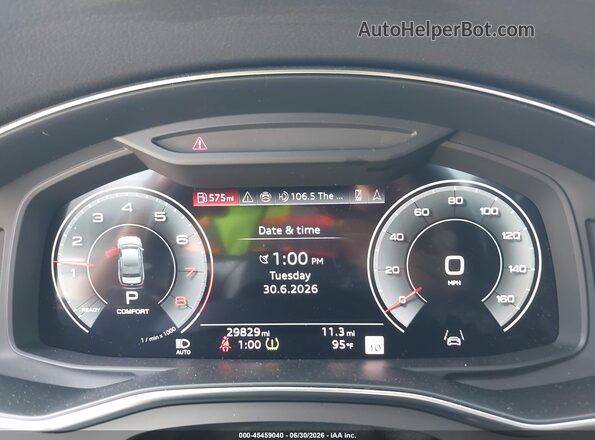 WAUE3BF28RN006756 2024 AUDI A6 Dark Blue Вид задних сидений
