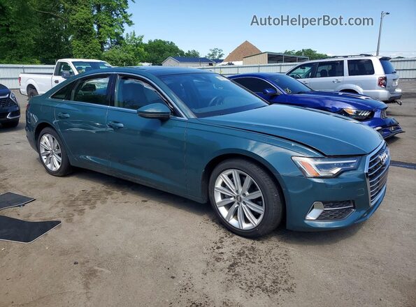 WAUE8AF20LN080384 2020 AUDI A6 Teal Delantero derecho