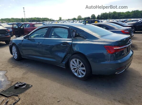 WAUE8AF20LN080384 2020 AUDI A6 Teal Trasero izquierdo