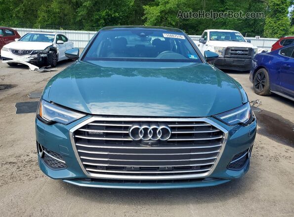 WAUE8AF20LN080384 2020 AUDI A6 Teal Vista frontal