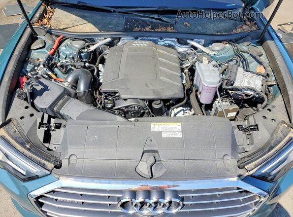 WAUE8AF20LN080384 2020 AUDI A6 Teal Vista interior trasera
