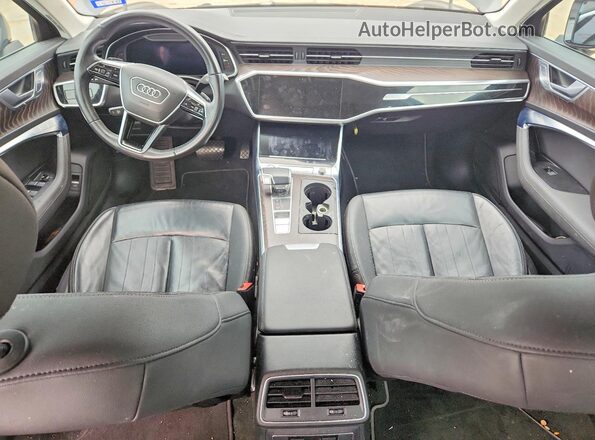 WAUE8AF28KN120791 2019 AUDI A6 Black წინა პანელის ხედი
