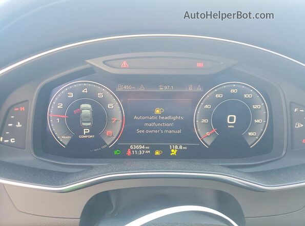 WAUE8AF28LN062571 2020 AUDI A6 Silver Vista del cuadro de instrumentos