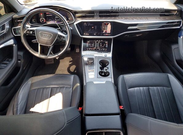 WAUE8AF28LN079631 2020 AUDI A6 Black Առջևի վահանակի տեսք