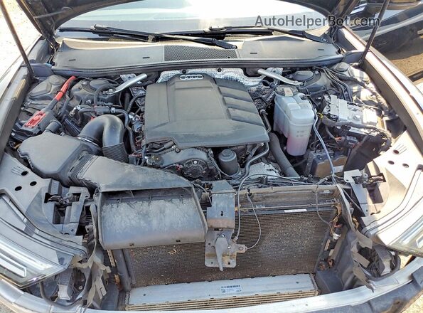 WAUE8AF28LN079631 2020 AUDI A6 Black Սալոնի հետևի տեսք