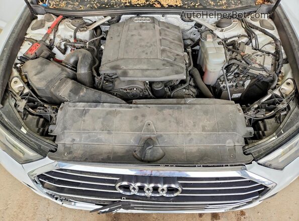 WAUE8AF2XLN059722 2020 AUDI A6 White Widok wnętrza z tyłu
