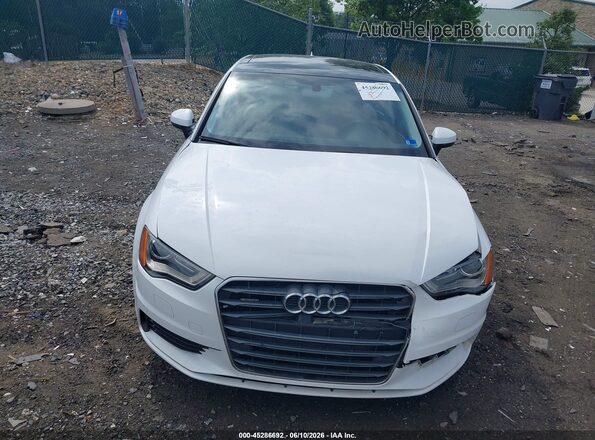 WAUE8GFF5G1083509 2016 AUDI A3 White Front view