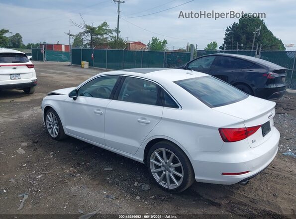 WAUE8GFF5G1083509 2016 AUDI A3 White Rear left