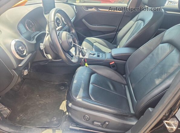WAUE8GFF5H1023540 2017 AUDI A3 Black 