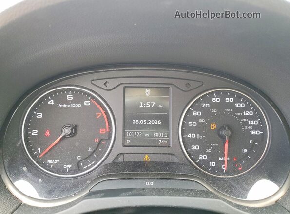 WAUE8GFFXG1040381 2016 AUDI A3 Gray 