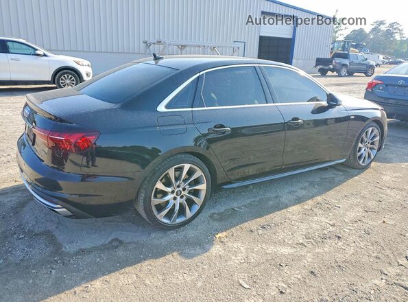 WAUEAAF40MA019454 2021 AUDI A4 Black Задня права чверть
