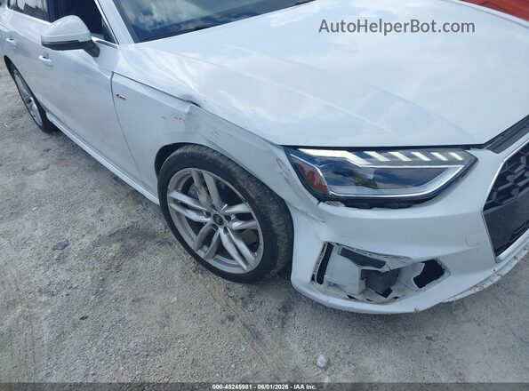 WAUEAAF40NN008576 2022 AUDI A4 White Front view
