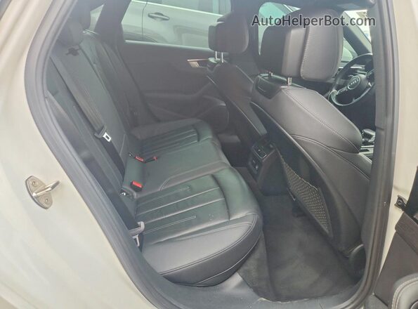 WAUEAAF40NN011798 2022 AUDI A4 White უკანა სავარძლების ხედი