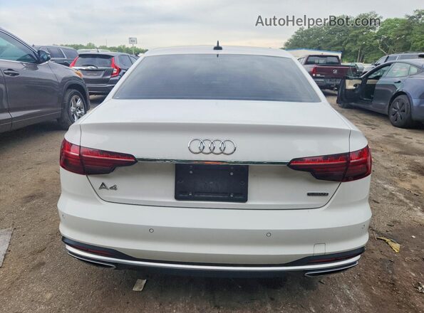 WAUEAAF40NN011798 2022 AUDI A4 White უკანა ხედი