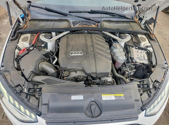 WAUEAAF40NN011798 2022 AUDI A4 White უკანა სალონის ხედი