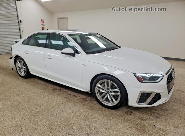 WAUEAAF40RN014528 2024 AUDI A4 White წინა მარჯვენა