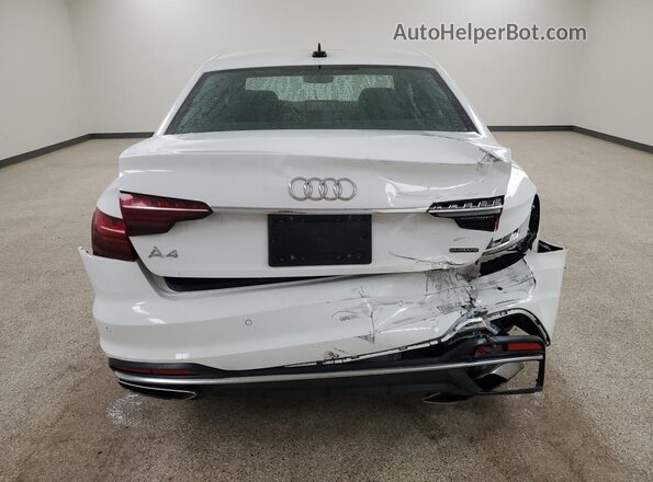 WAUEAAF40RN014528 2024 AUDI A4 White VIN კოდის სტიკერის ხედი