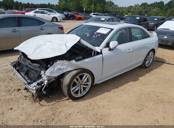 WAUEAAF41NN008599 2022 AUDI A4 White წინა მარცხენა ხედი სამი მეოთხედიდან