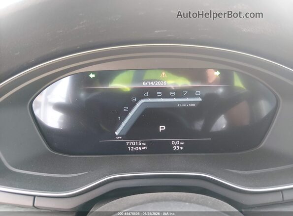 WAUEAAF41NN008599 2022 AUDI A4 White უკანა სავარძლების ხედი