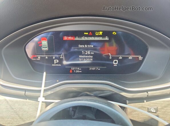 WAUEAAF41PN005883 2023 AUDI A4 Угольный Вид щитка приборов