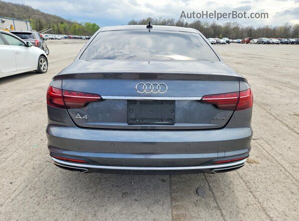 WAUEAAF42NN007087 2022 AUDI A4 Gray უკანა ხედი