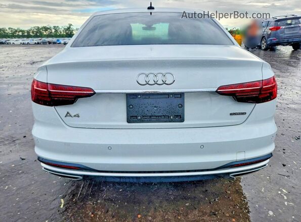 WAUEAAF44MN008207 2021 AUDI A4 White Vista trasera