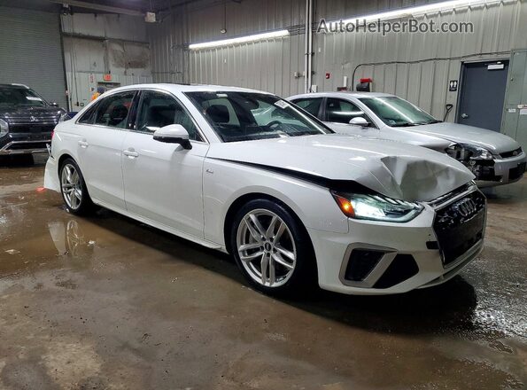 WAUEAAF44NA021029 2022 AUDI A4 Белый Передняя правая четверть