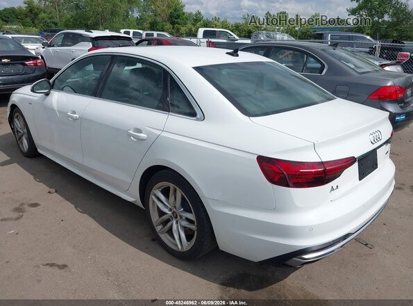 WAUEAAF44NN014543 2022 AUDI A4 White Tył lewy