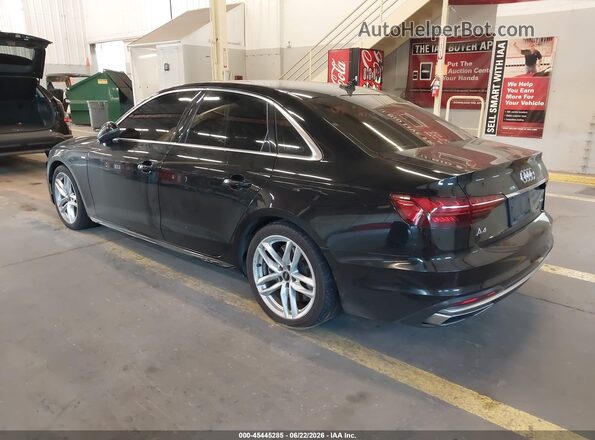WAUEAAF45NN011831 2022 AUDI A4 Black Rear left