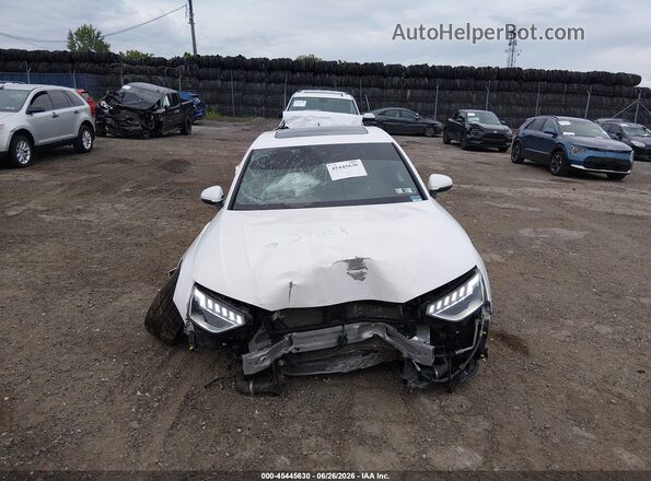 WAUEAAF46PN011100 2023 AUDI A4 White Widok zestawu wskaźników