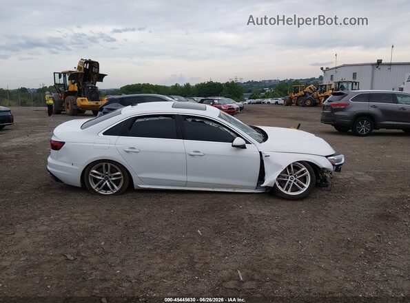 WAUEAAF46PN011100 2023 AUDI A4 White Widok wnętrza z tyłu
