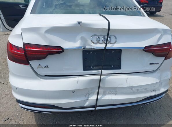 WAUEAAF47NN014956 2022 AUDI A4 White Front view